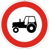 Dopravní Značka B6 Zákaz vjezdu traktorů