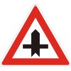 Dopravní Značka P1 Křižovatka s vedlejší pozemní komunikací
