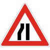 Dopravní Značka A6b Zúžená vozovka (z jedné strany)