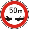 Dopravní Značka B34 Nejmenší vzdálenost mezi vozidly