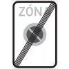 Dopravní značka IZ8b Konec zóny s dopravním omezením (IP25b)