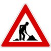 Dopravní Značka A15 velká Pozor "Práce na silnici"