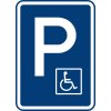 Dopravní Značka IP12+O1 Vyhrazené parkoviště pro invalidu
