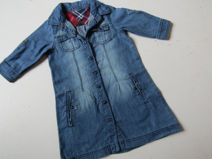 Dívčí džínové šaty- H&M... VEL-98