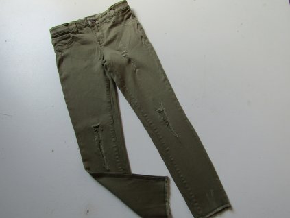 Dívčí elastické kalhoty- DENIM... VEL-122-128