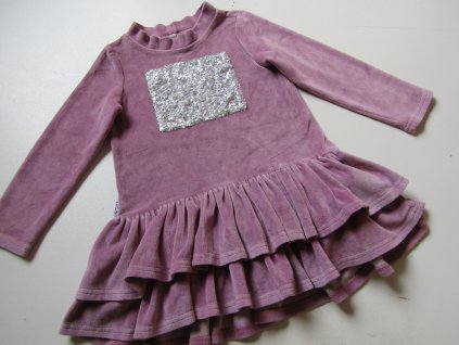 Dívčí sametové šaty... VEL-104