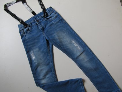 Dívčí elastické džíny- YOUNG... VEL-146-152