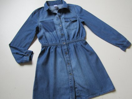 Dívčí džínové šaty- C&A... VEL-134