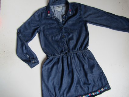 Dívčí džínové šaty- CHEROKEE... VEL-140-146