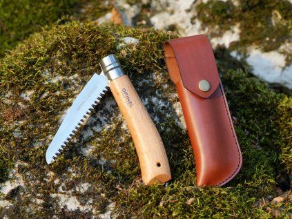 set pilka opinel kozene puzdro
