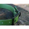 obojok biothane 25mm zeleny s ciernym kovanim