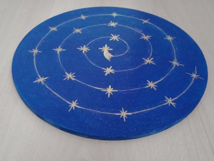 Fából készült Waldorf adventi lépegető