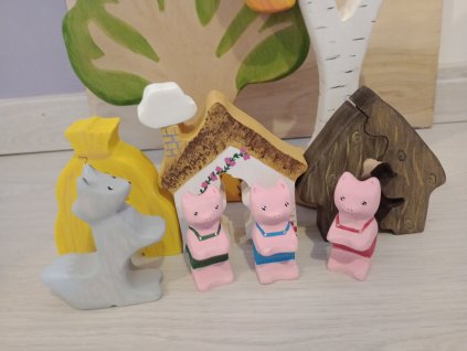 A három kismalac meseszett