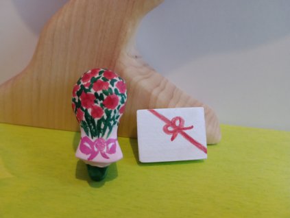 Valentin-napi csokor és bonbon