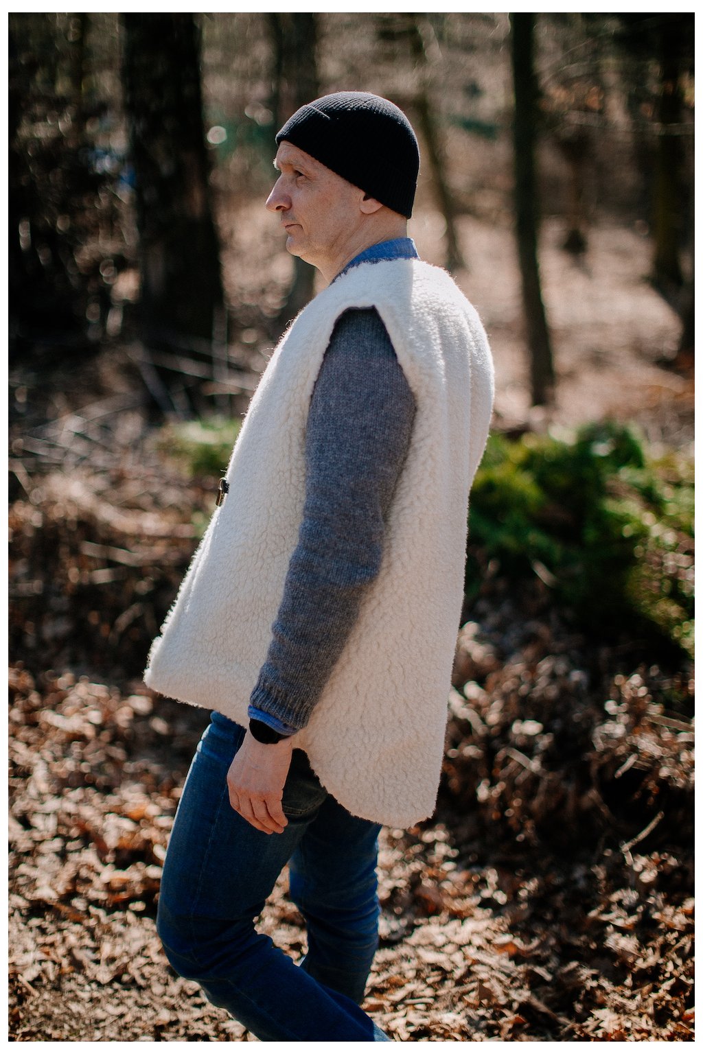 PRODUKT TÝŽDŇA: Pánska obojstranná vesta z ovčieho rúna (VIAC FARIEB)