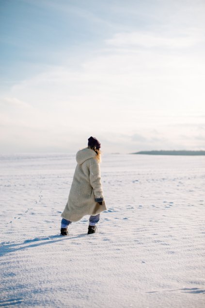 Dámsky kožuch z ovčieho rúna Sheepy Coat (VIAC FARIEB)