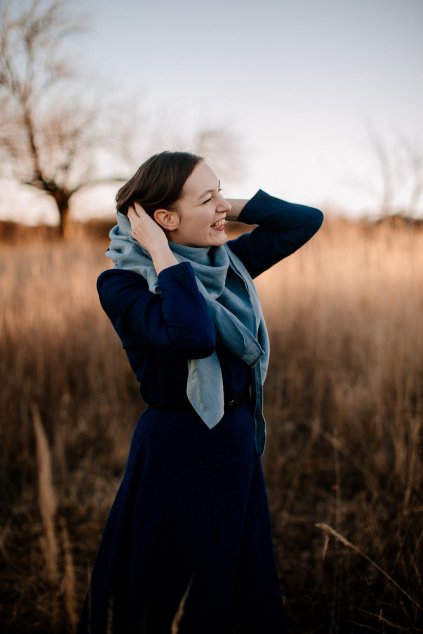 Dámska ľanová šatka (VIAC FARIEB)