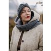Hrejivý vlnený šál pre dospelých