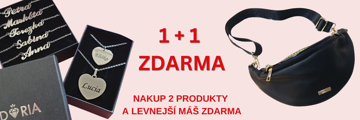 1 + 1 zdarma šperky