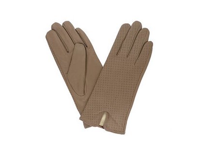 Dámské kožené rukavice světle hnědé PRIUS 4011