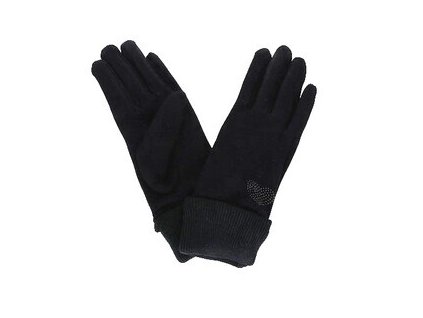 Dámské rukavice černé s patentem PRIUS
