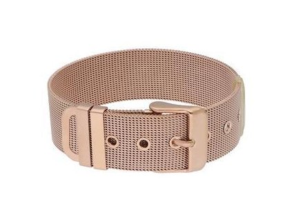 Náramek rose gold z chirurgické oceli N033