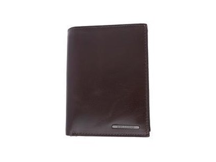 Pánská kožená peněženka BELLUGIO tmavá hnědá U070
