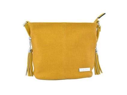Kabelka crossbody textilní žlutá GALLANTRY X151