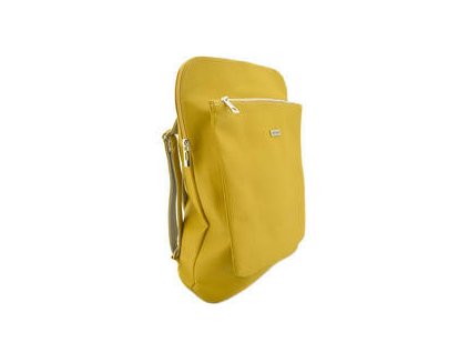 Dámský batoh / shopper kabelka žlutá MOANA