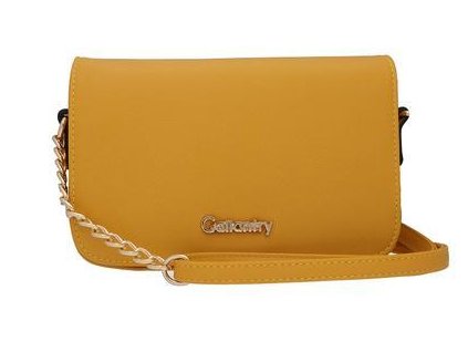 Dámská kabelka crossbody žlutá GALLANTRY X282