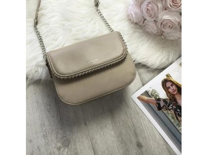 Kabelka crossbody v barvě bílá káva zn. David Jones X350