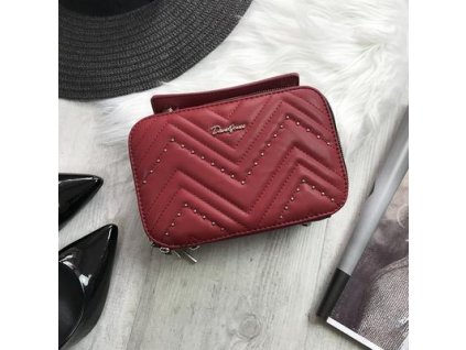 Dámská crossbody kabelka červená David Jones X361