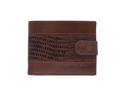 Pánská kožená peněženka BUFFALO WILD hnědá U244 s RFID