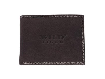 Pánská kožená peněženka WILD TIGER U253 hnědá