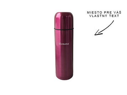 Termoska nerezová 500 ml purpurová barva