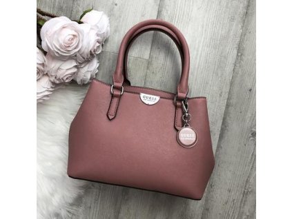 Kabelka crossbody / do ruky GUESS ECKTON růžová