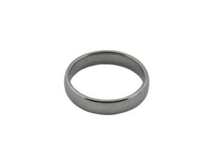 Prsten z oceli stříbrný M232