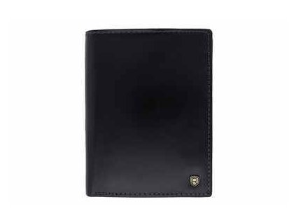 Pánská kožená peněženka ROVICKY černá U340 s RFID