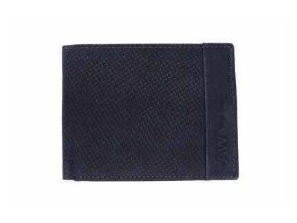 Pánská kožená peněženka WILD modrá U335 s RFID