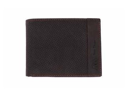 Pánská kožená peněženka WILD hnědá U336 s RFID
