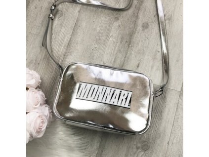 Kabelka crossbody Monnari X687 stříbrná