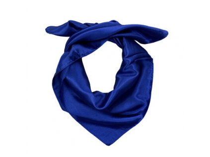 Šátek saténový (60x60cm) tmavě modrý T117