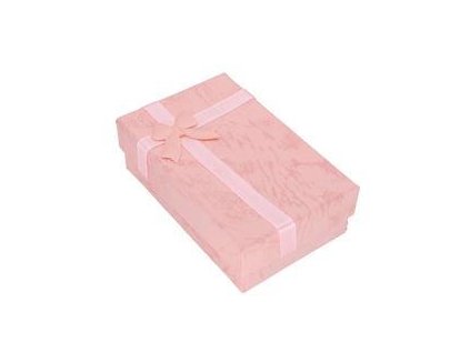 Dárková krabička papírová 80x52x26mm, růžová