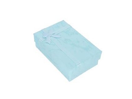 Dárková krabička papírová 80x52x26 mm, modrá