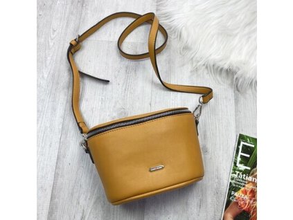 Kabelka crossbody David Jones X915 okrová hnědá