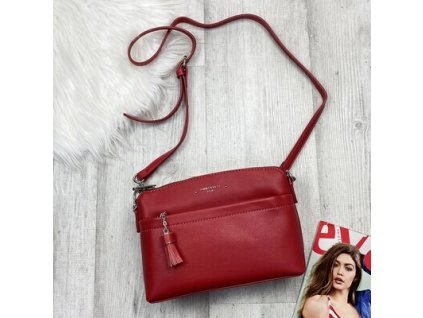 Kabelka crossbody David Jones X913 červená