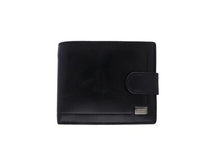 Pánská kožená peněženka ROVICKY černá U353 s RFID
