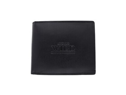 Pánská kožená peněženka WILD černá U367