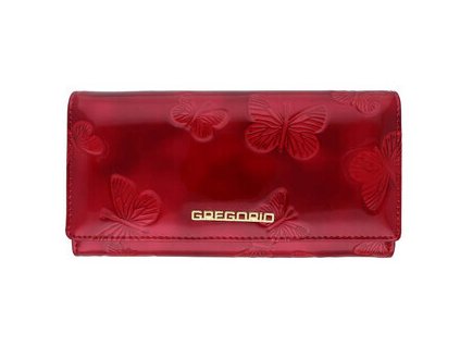Dámská kožená peněženka GREGORIO BT100 červená