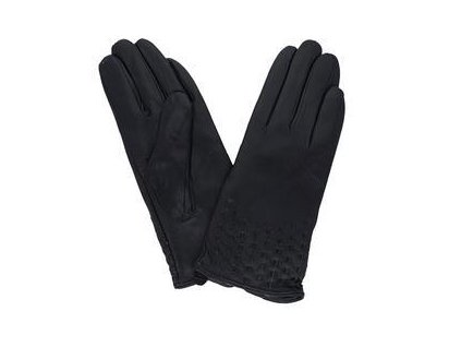 Dámské kožené rukavice černé PRIUS 4007